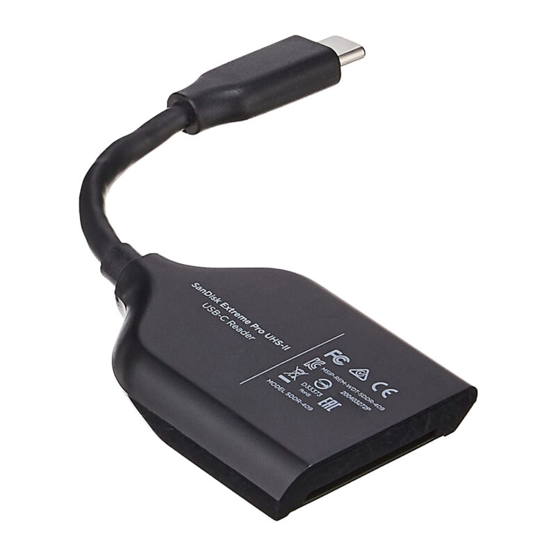 Leitor Cartão de Memória SD para USB-C SanDisk Extreme Pro Preto