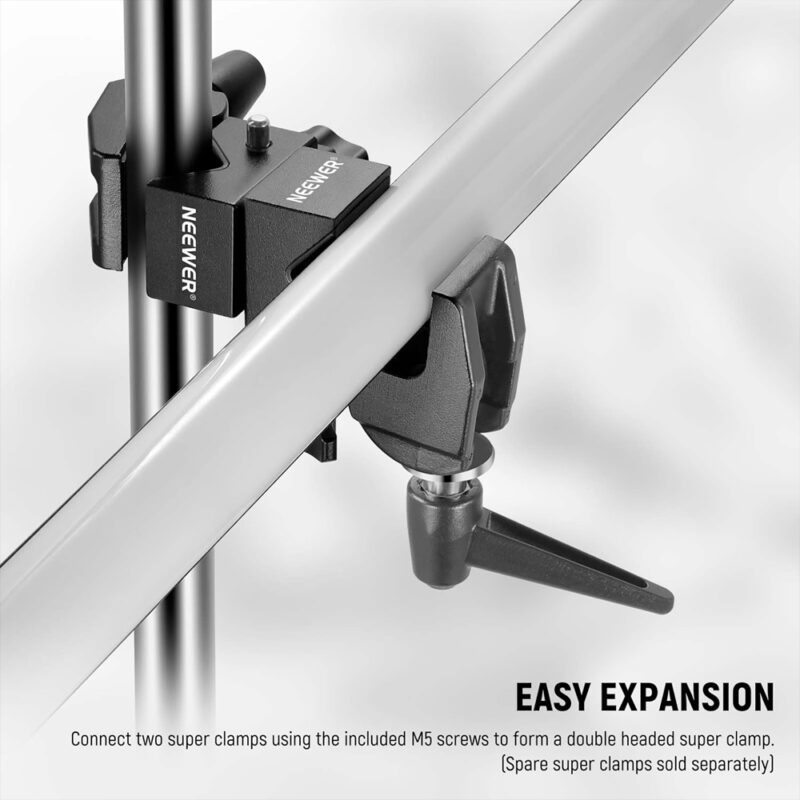 Super Braçadeira Neewer com Pino Encaixe 5/8" Preto