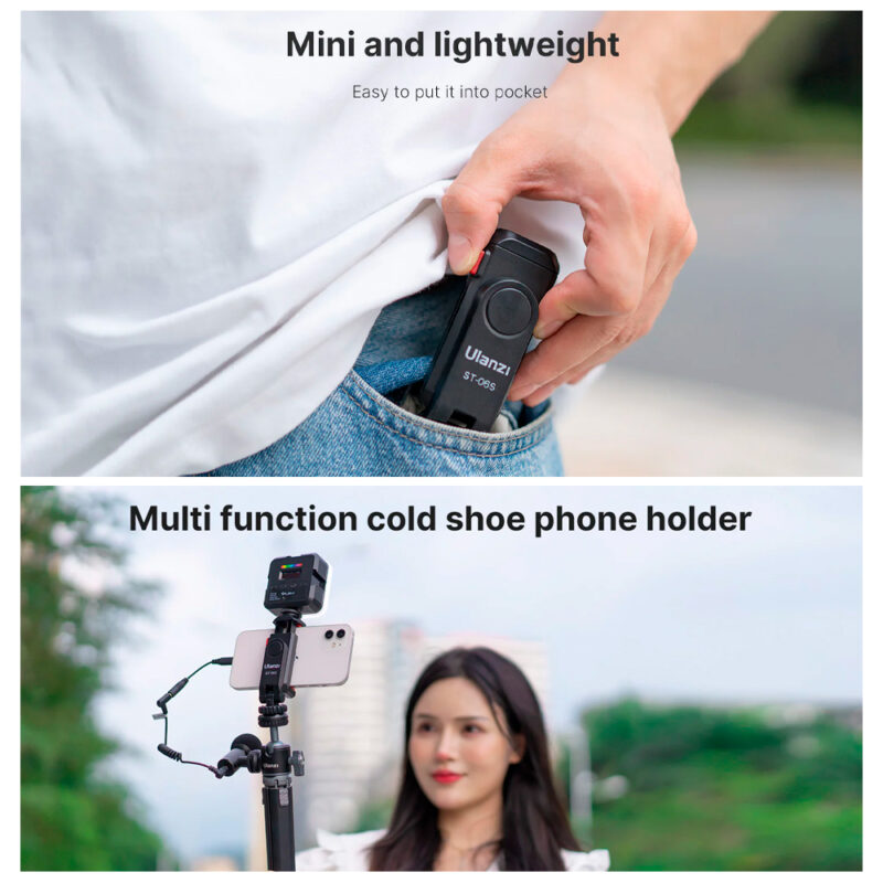 Suporte Celular Multifuncional Ulanzi com Rotação de 360° - Preto