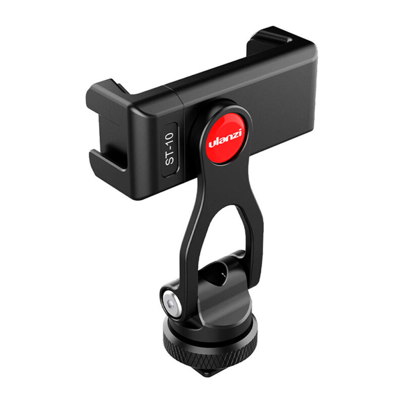 Suporte para Telefone Ulanzi com Sapata Fria Reta e Montagem em Tripé - Preto