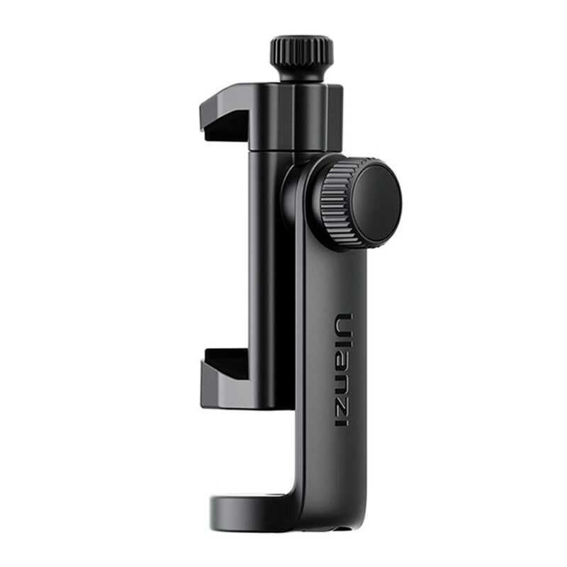 Suporte para Telefone Ulanzi Furo 1/4" Preto, Ajuste de 360°, Sapata Fria Reta