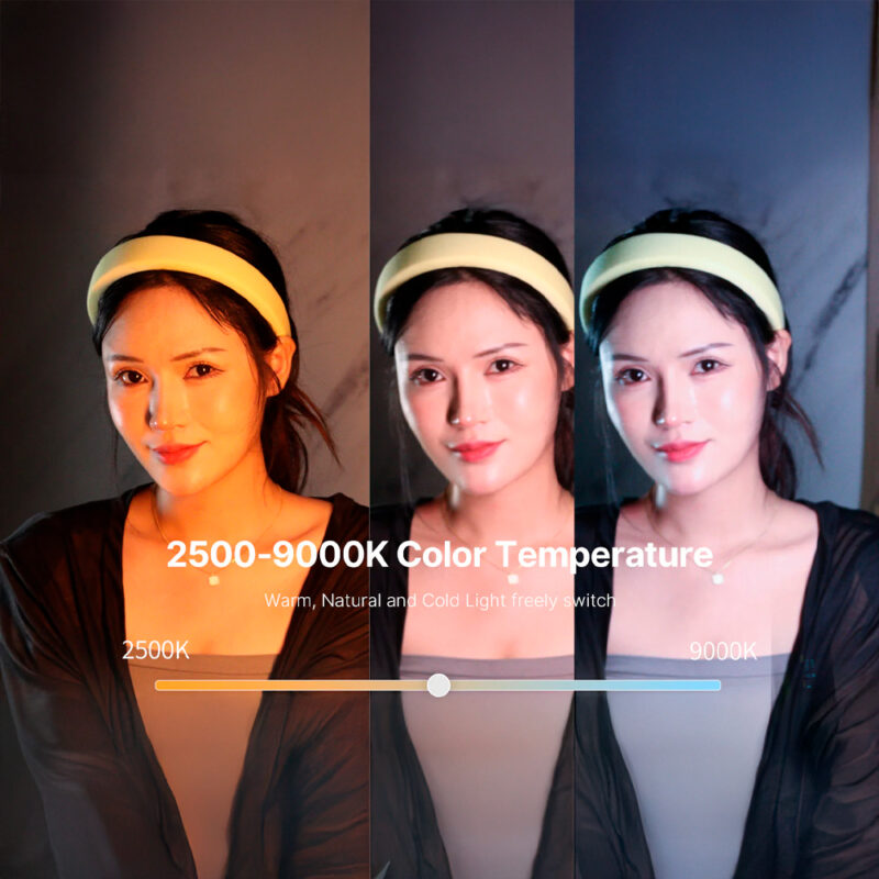 Mini Luz LED RGB Magnética Portátil Ulanzi, Ideal para Vlogging e Tik Tok