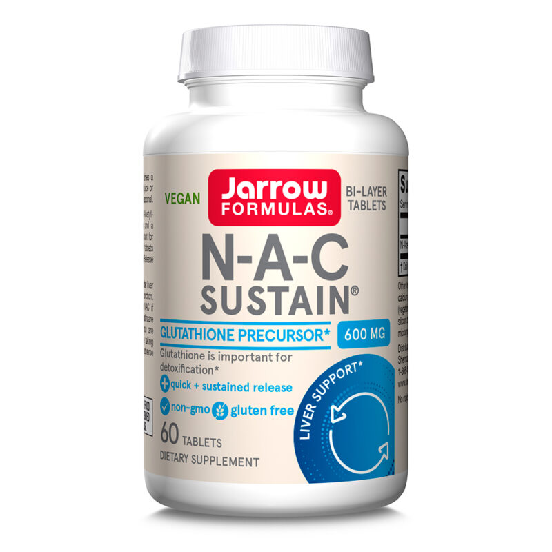 Nac Sustain Jarrow 60 Tablets Importado