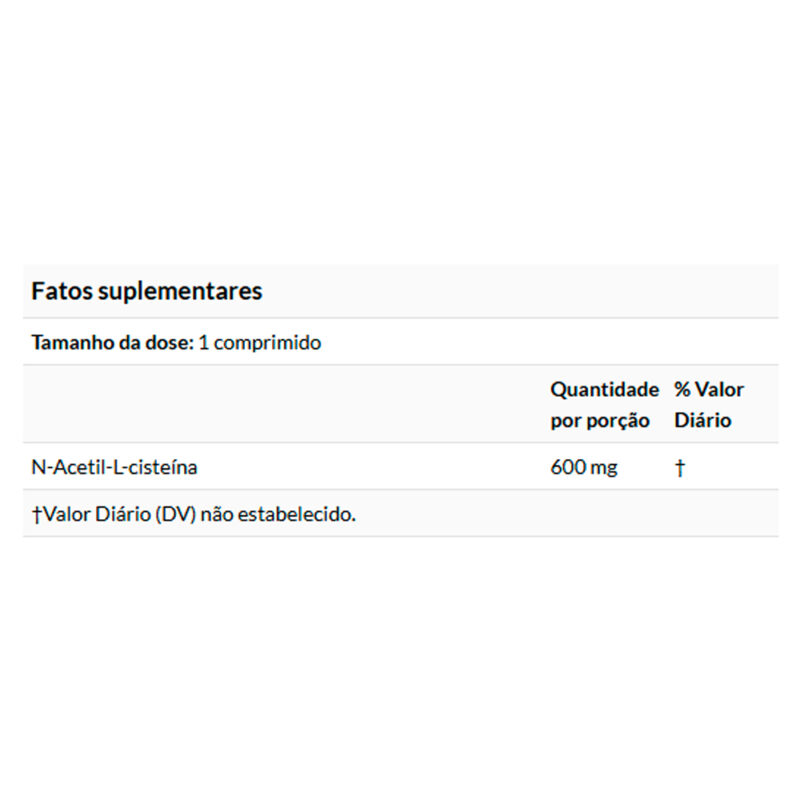 Nac Sustain Jarrow 60 Tablets Importado