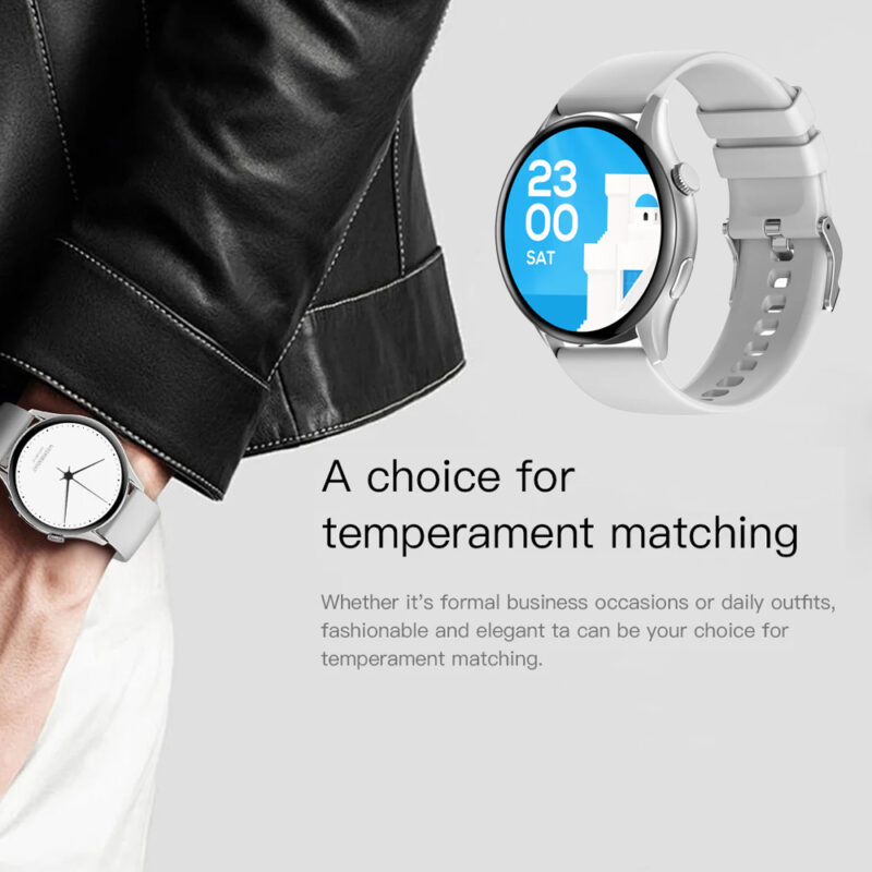 Smartwatch Zw10 Zwear BT 5.2 com Tela 1.43 pol. Notificações Inteligente