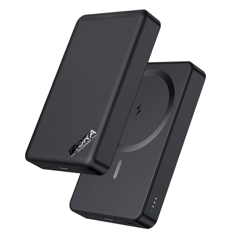 Power Bank Magnética 5000mAh Saída Máxima 10W