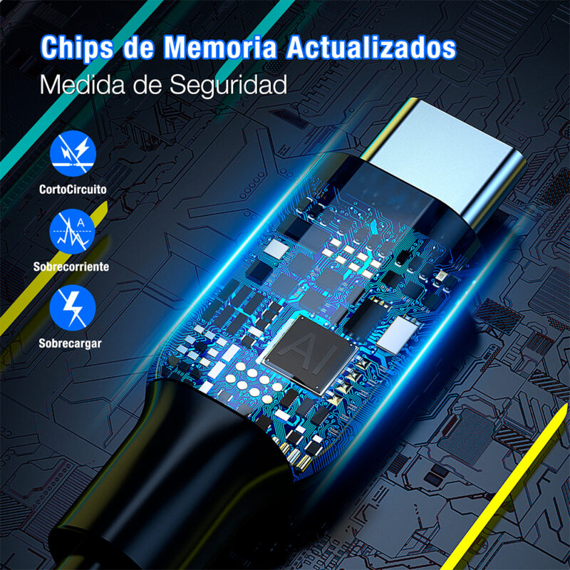 Cabo USB-C para USB-A Macho/Macho 2.1A 2 Metros Preto