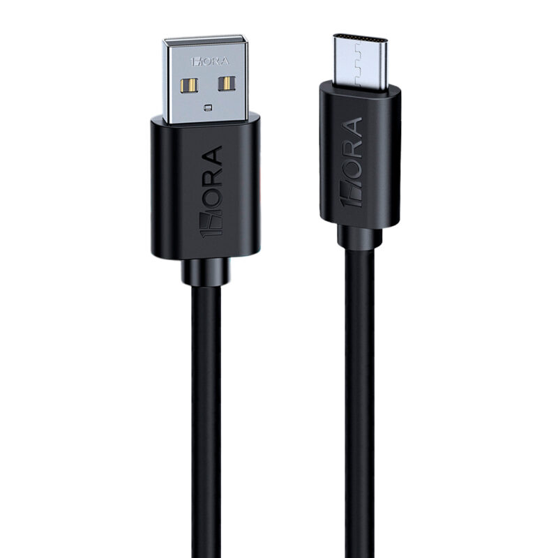 Cabo Usb C para Usb A 1Hora 2.1A Macho/Macho 1Metro Preto