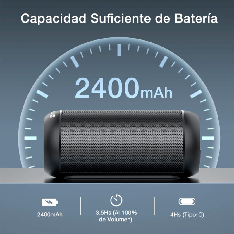 Caixa de Som 1Hora Bluetooth Portátil Preta