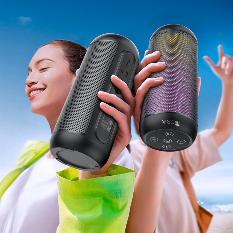 Caixa de Som 1Hora Bluetooth Portátil Preta