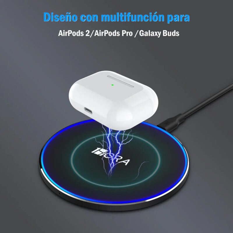 Carregador Magnético 1Hora Sem Fio (Wireless) 15W Preto