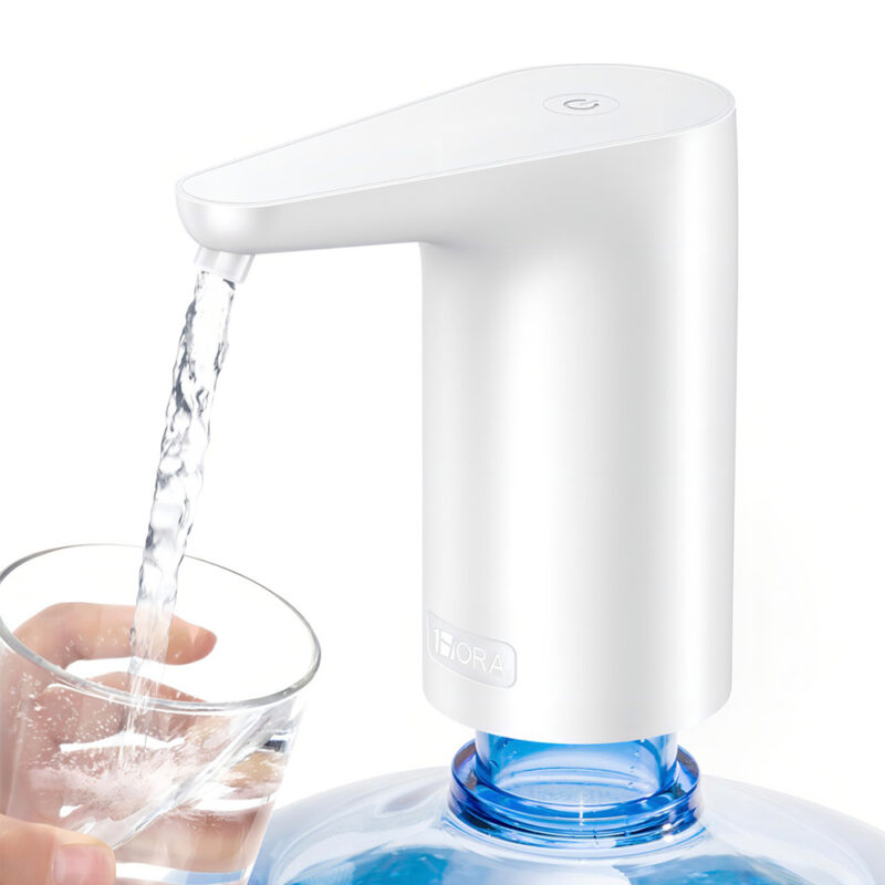 Dispensador de Água Elétrico 1Hora Bateria Recarregável Branco