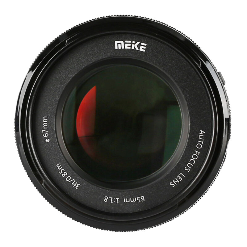 Lente Meike 85mm f/1.8 STM para Canon EF Preta, Autofoco Rápido
