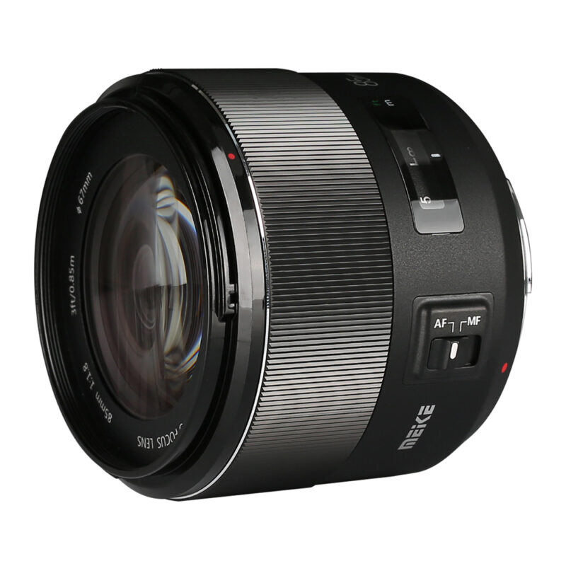 Lente Meike 85mm f/1.8 STM para Canon EF Preta, Autofoco Rápido