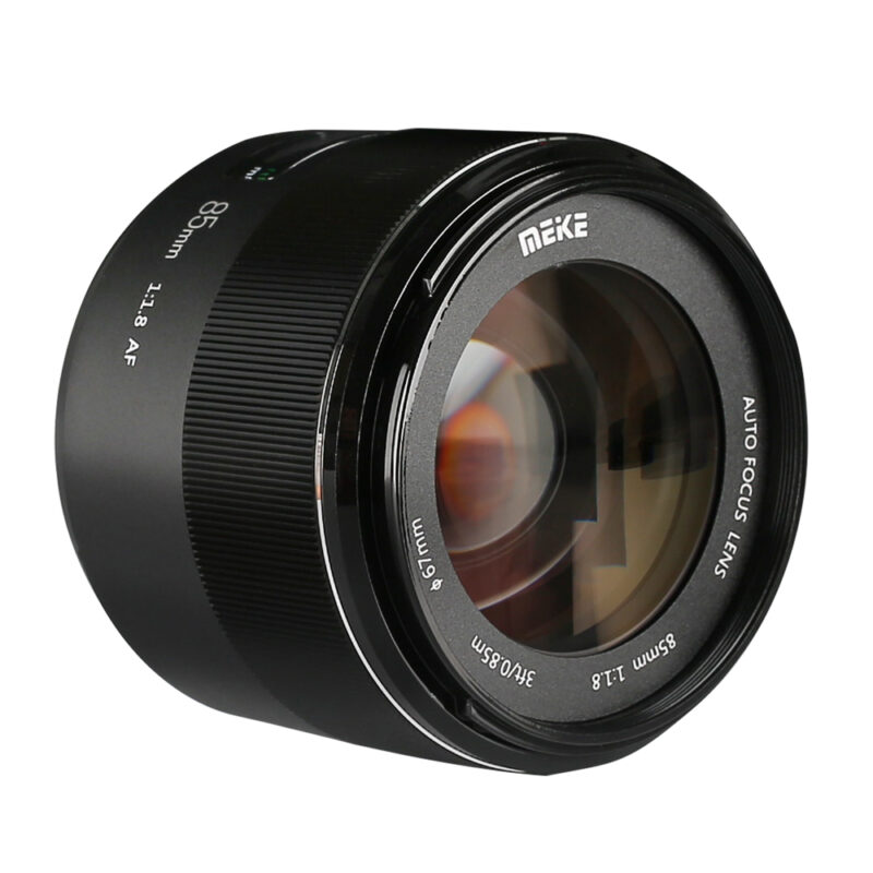 Lente Meike 85mm f/1.8 STM para Canon EF Preta, Autofoco Rápido