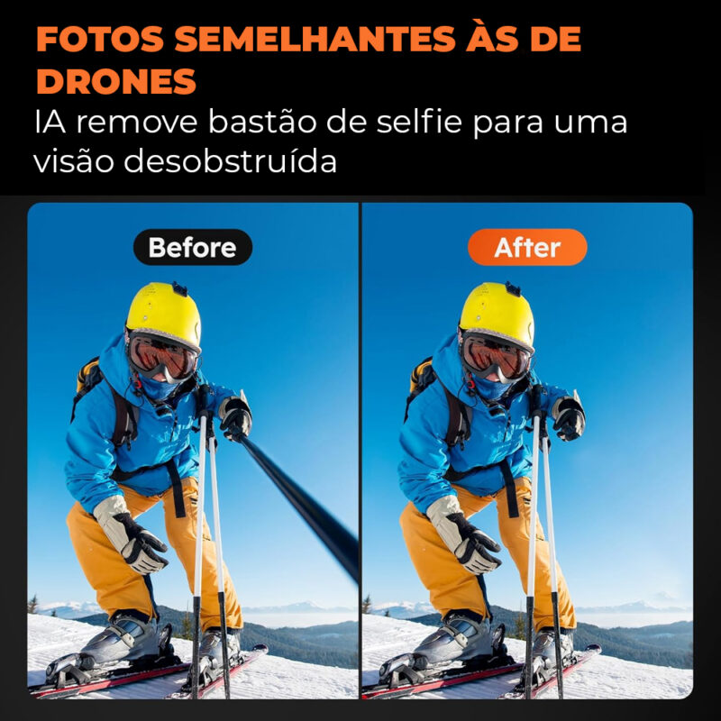Câmera de Ação 360° PanoX V3 Core Max 360° Preta