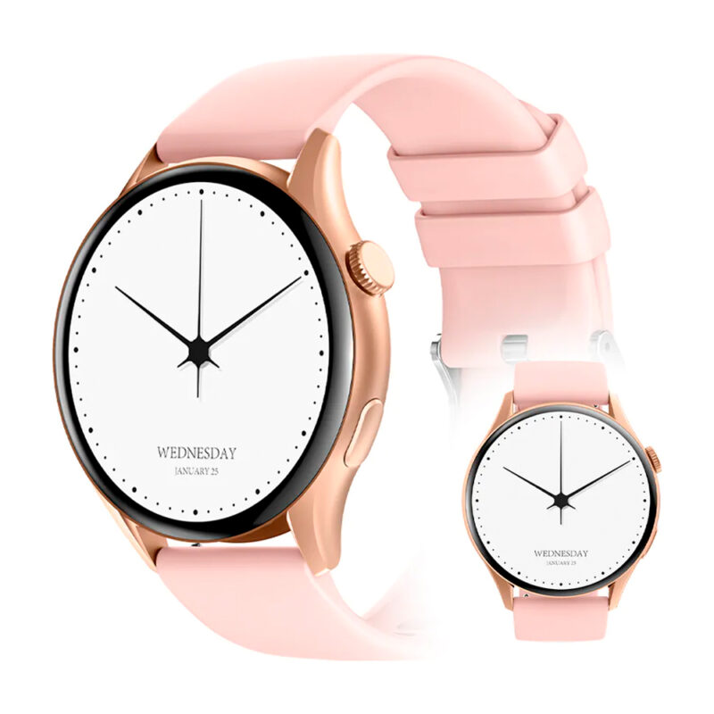 Relógio Inteligente Zwear Smartwatch Bluetooth Rosa