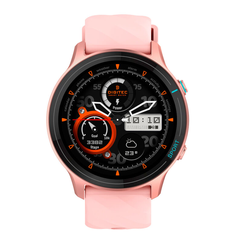 Relógio Inteligente Zwear Smartwatch Bluetooth Rosa