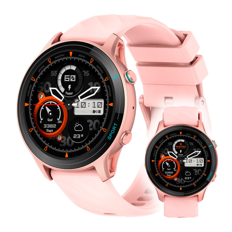 Relógio Inteligente Zwear Smartwatch Bluetooth Rosa