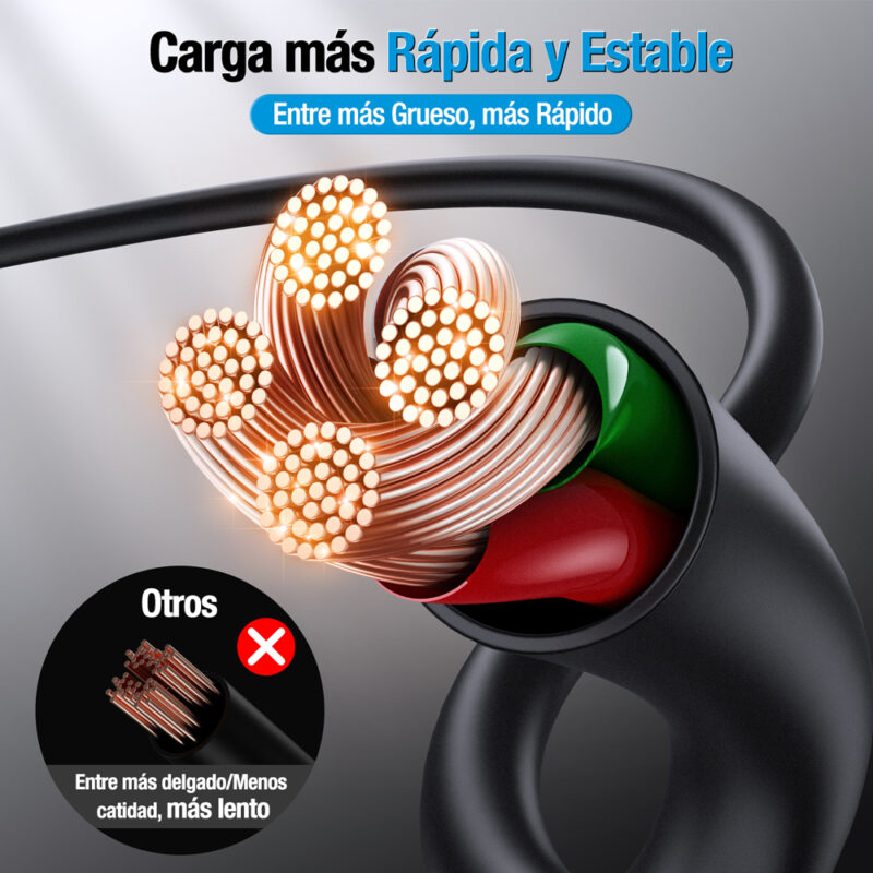 Cabo USB A para Micro USB 1Hora 2.1A 1 Metro Preto