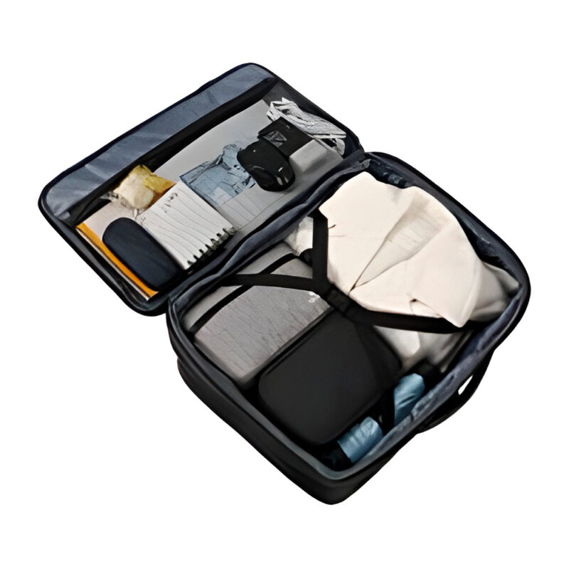 Mochila de Viagem Matein Poliéster Leve Resistente Preta