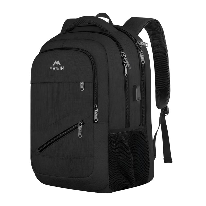 Mochila de Viagem Matein Poliéster Bolso p/Laptop Preta