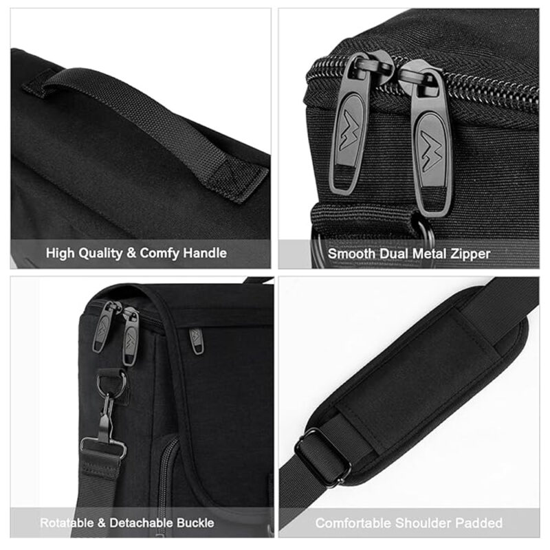 Bolsa Transversal Mensageiro Matein Bolso Laptop Preta
