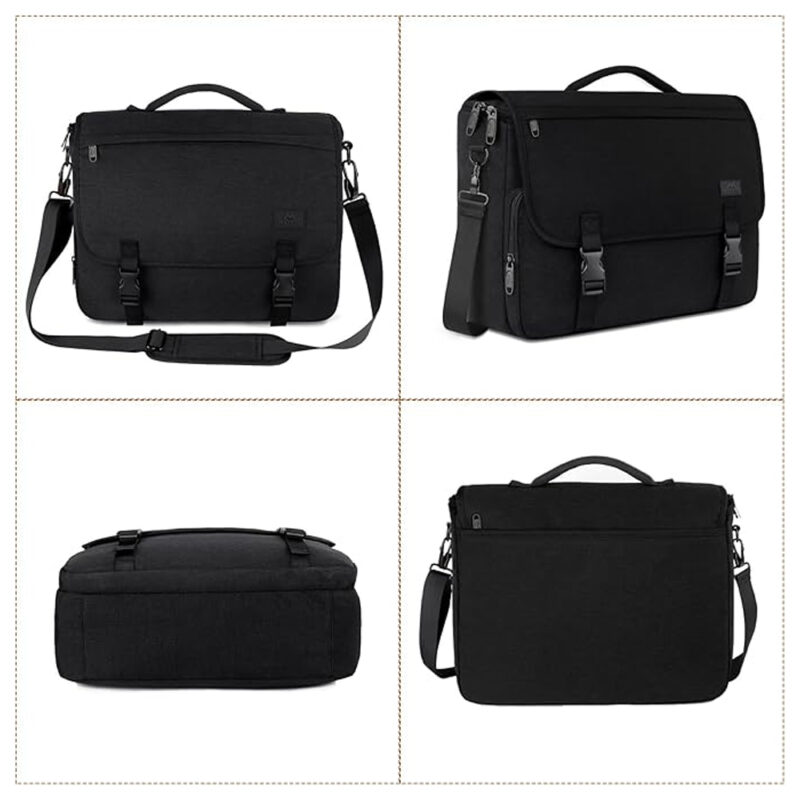 Bolsa Transversal Mensageiro Matein Bolso Laptop Preta