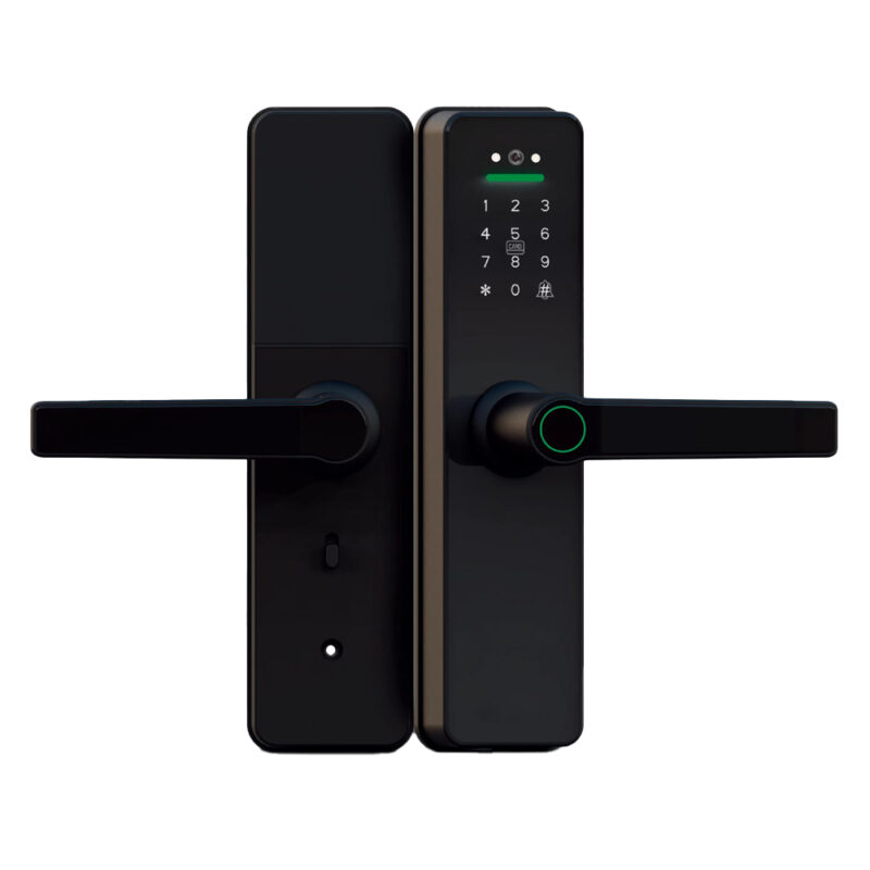 Fechadura Digital Qieman Tuya Sl009 WiFi Preto