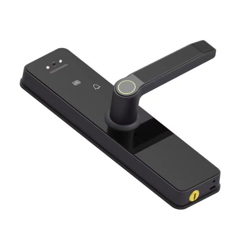 Fechadura Digital Qieman Tuya Sl009 WiFi Preto