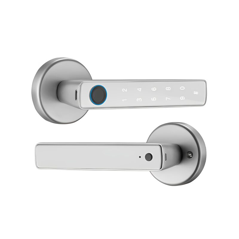 Fechadura Digital Qieman Tuya Bluetooth Sl006 Preto