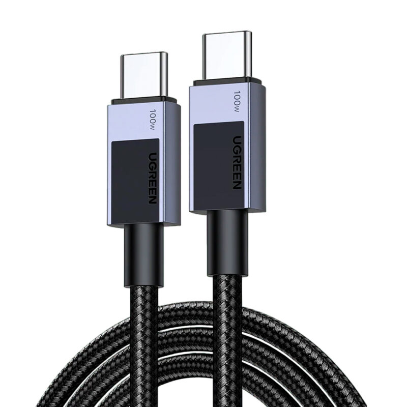 Cabo Usb C Ugreen Macho/Macho Máx. 100W 1Metro Preto