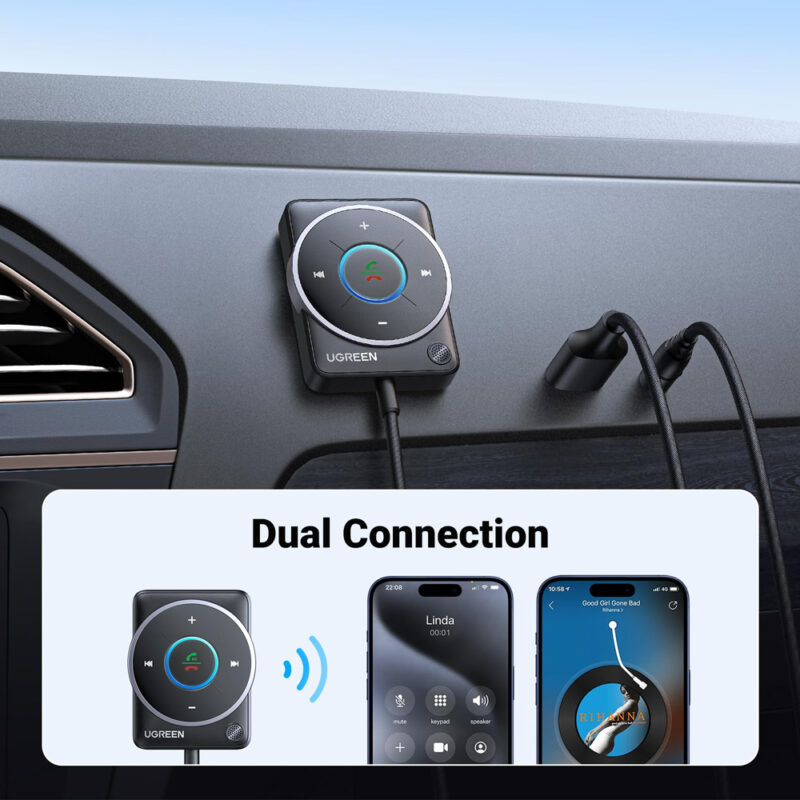 Adaptador Receptor Bluetooth 5.4 Ugreen Usb A/p2 Preto