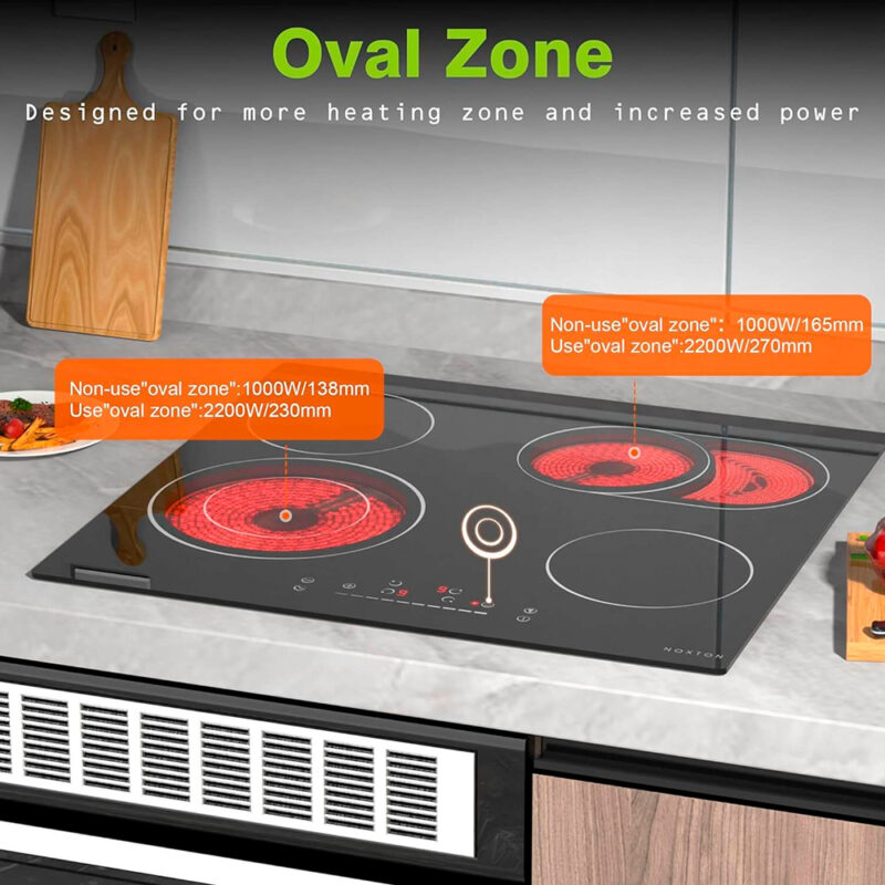 Cooktop Fogão Elétrico Kitchenstar 4Bocas 220-240V Preto