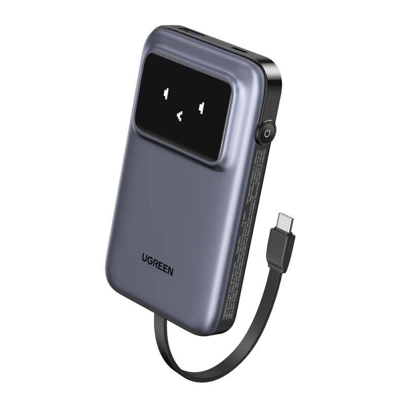 Power Bank Carregador Portátil Ugreen 10000mAh 30W Preto