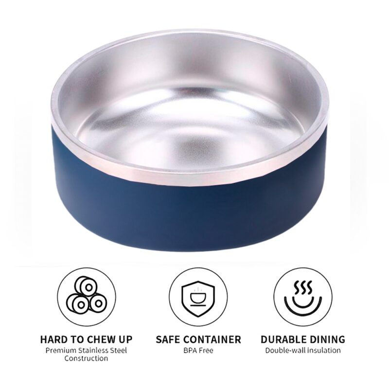 Tigela Comedouro para Cães Life NT-11 16oz para Pet Azul