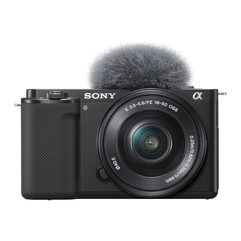 Câmera Digital Sony ZVE10 Mirrorless Lente 16-50mm Preta