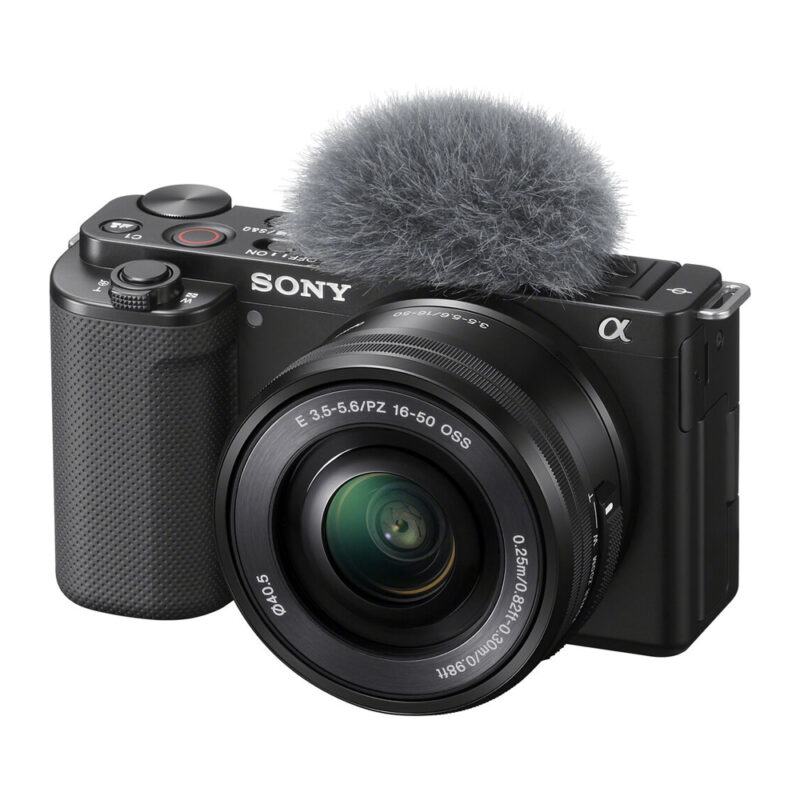Câmera Digital Sony ZVE10 Mirrorless Lente 16-50mm Preta