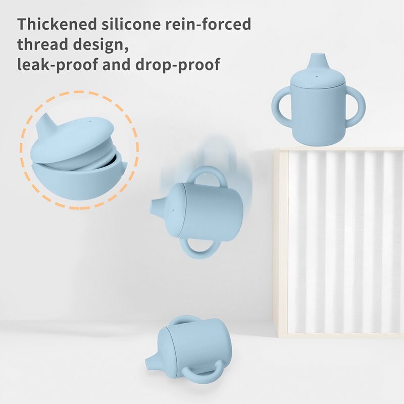 Copo de Silicone Life NT-2 120ml para Criança/Bebê Azul