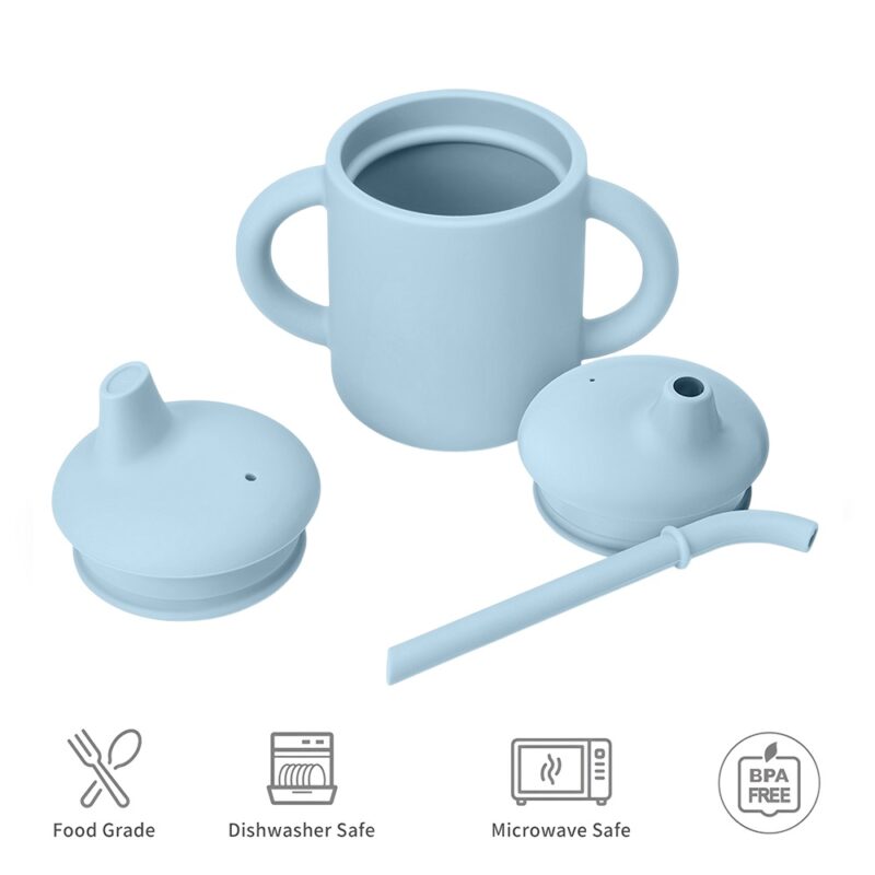 Copo de Silicone Life NT-2 120ml para Criança/Bebê Azul