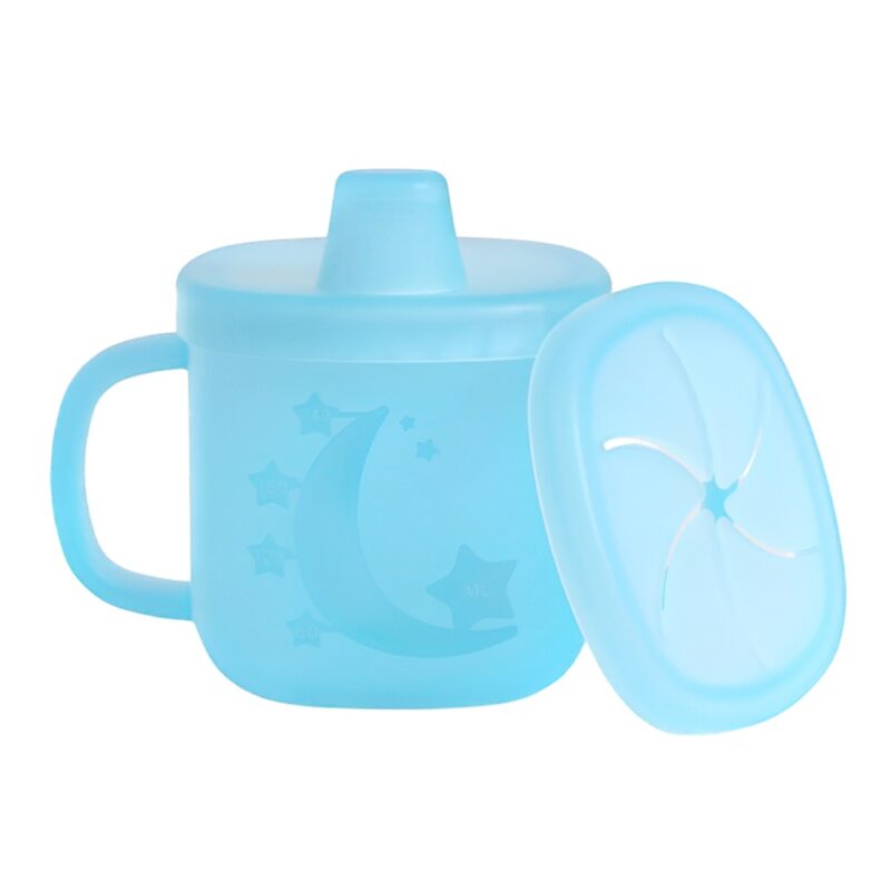 Copo Silicone Alça Dupla Life NT3 10oz Criança/Bebê Azul