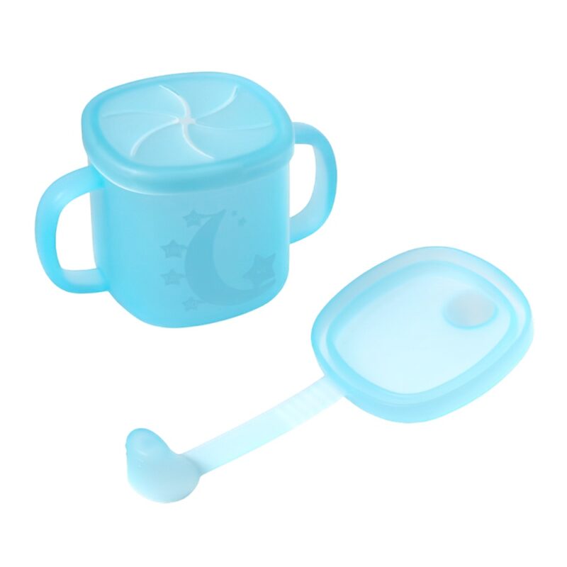 Copo Silicone Alça Dupla Life NT3 10oz Criança/Bebê Azul