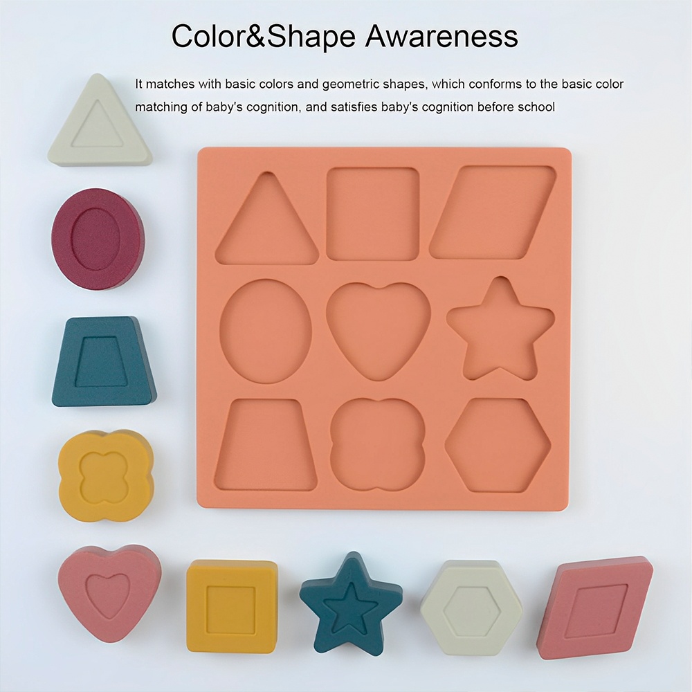 Quebra Cabeça de Silicone Life NT-18 Brinquedo Educativo