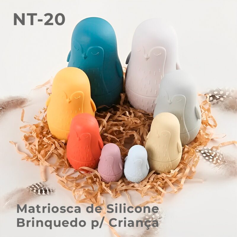 Matriosca de Silicone Life Nt-20 Brinquedos de Encaixe