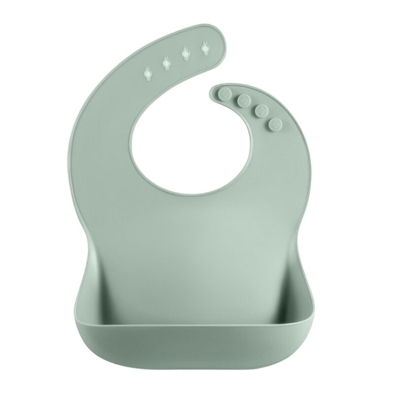 Babador de Silicone Life NT-23 para Bebê Verde