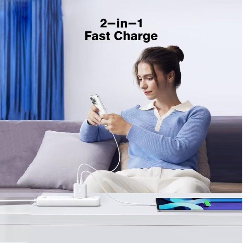 Carregador Usb A/C Ugreen Máx. 20W Branco
