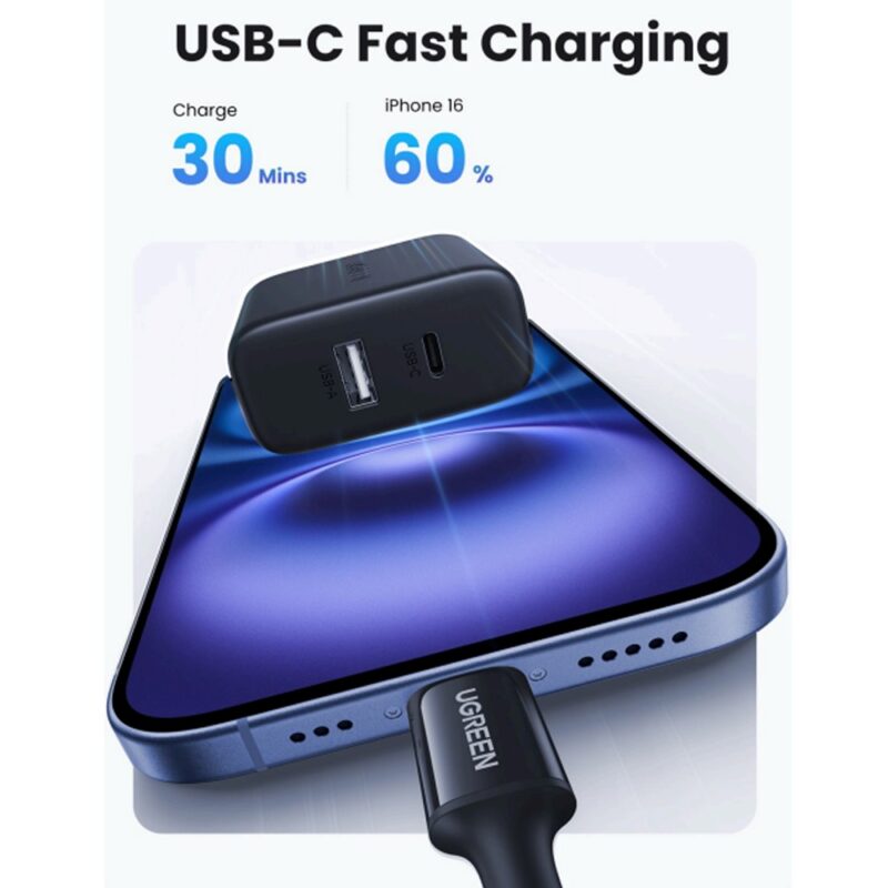 Carregador Usb A/C Ugreen Máx. 20W Preto