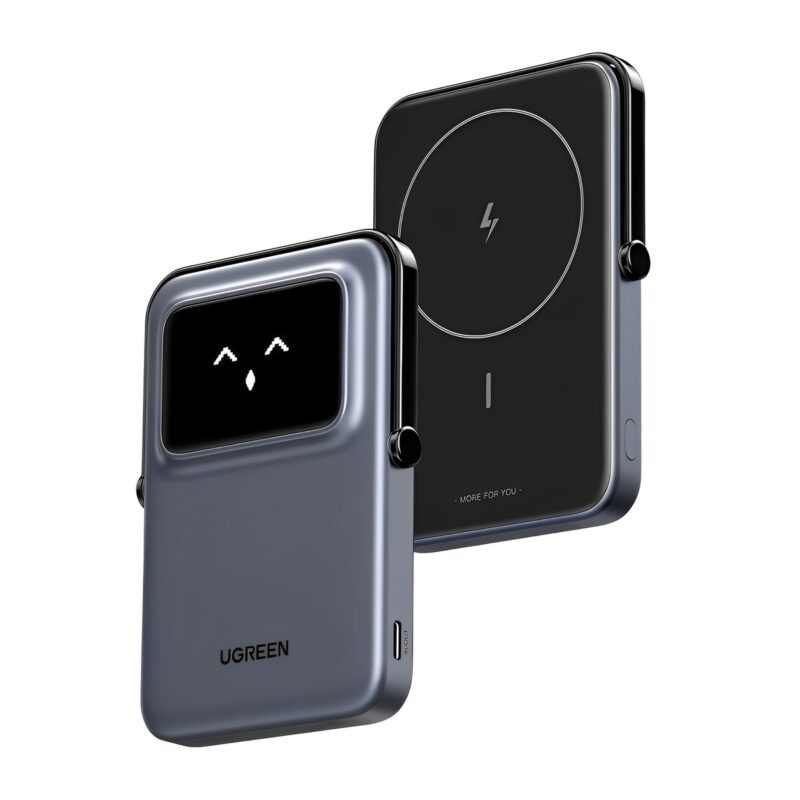 Power Bank Magnética Ugreen Uno 5000mAh Magsafe Preta