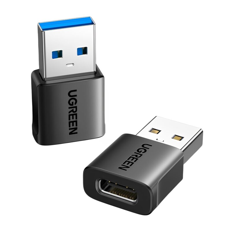 Adaptador Usb A p/Usb C Ugreen 10Gbps Pcacote 2un Preto