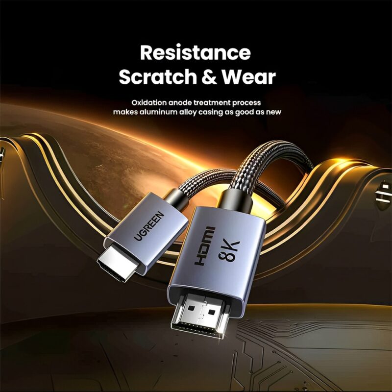 Cabo Hdmi 2.1 Ugreen Macho/Macho 8K60Hz 2Metros Cinza